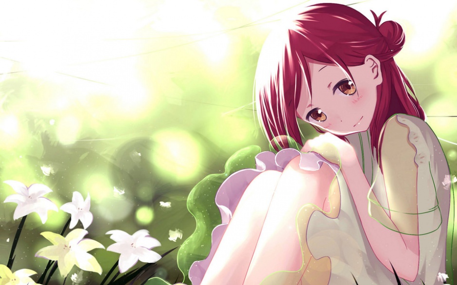 超清纯的动漫情侣高清壁纸