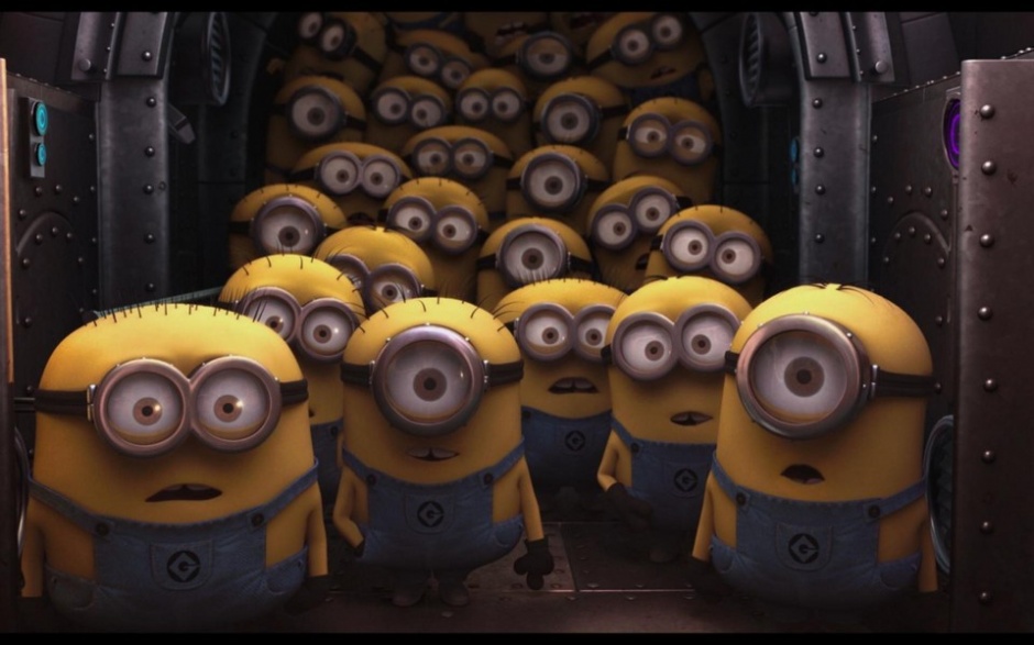 呆萌的小黄人高清壁纸欣赏