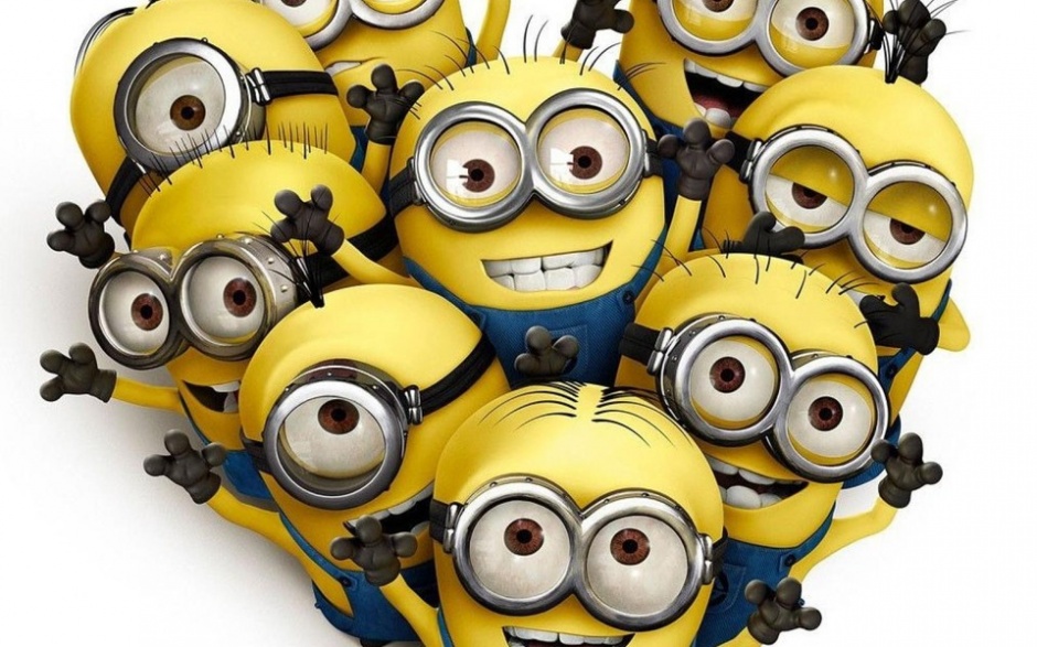 呆萌的小黄人高清壁纸欣赏