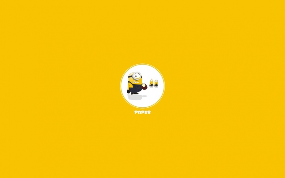 呆萌的小黄人高清壁纸欣赏