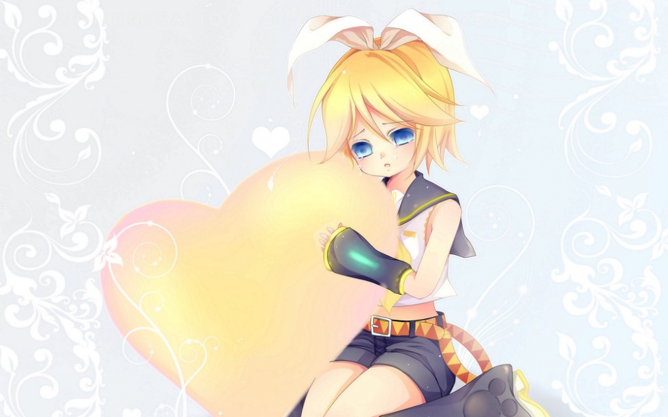 动漫萌妹镜音铃高清壁纸