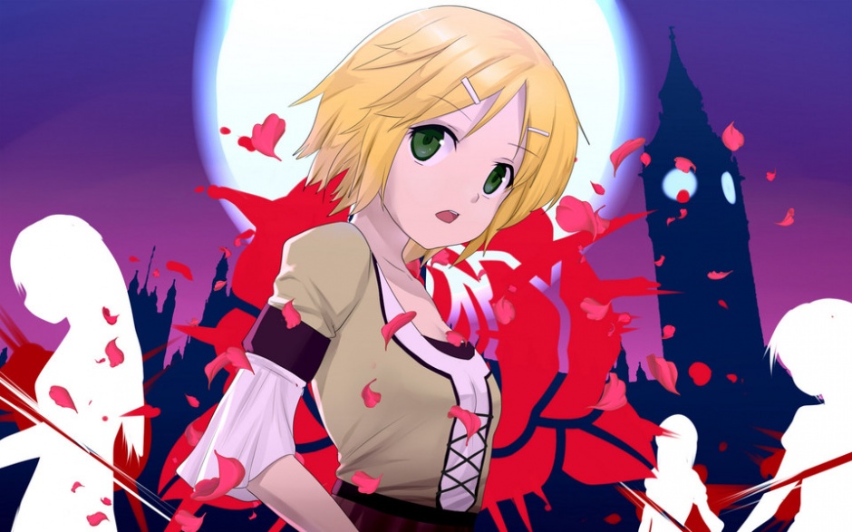 动漫萌妹镜音铃高清壁纸