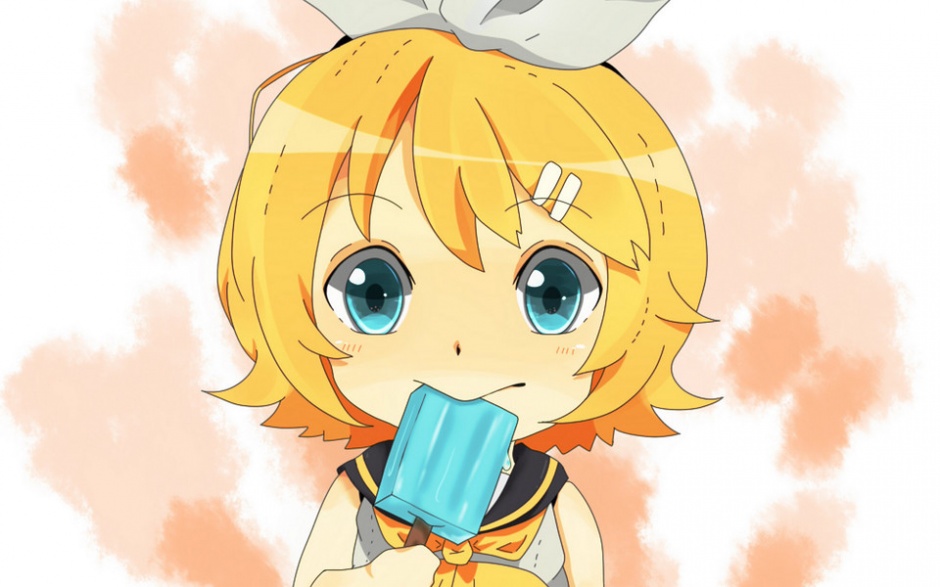 动漫萌妹镜音铃高清壁纸