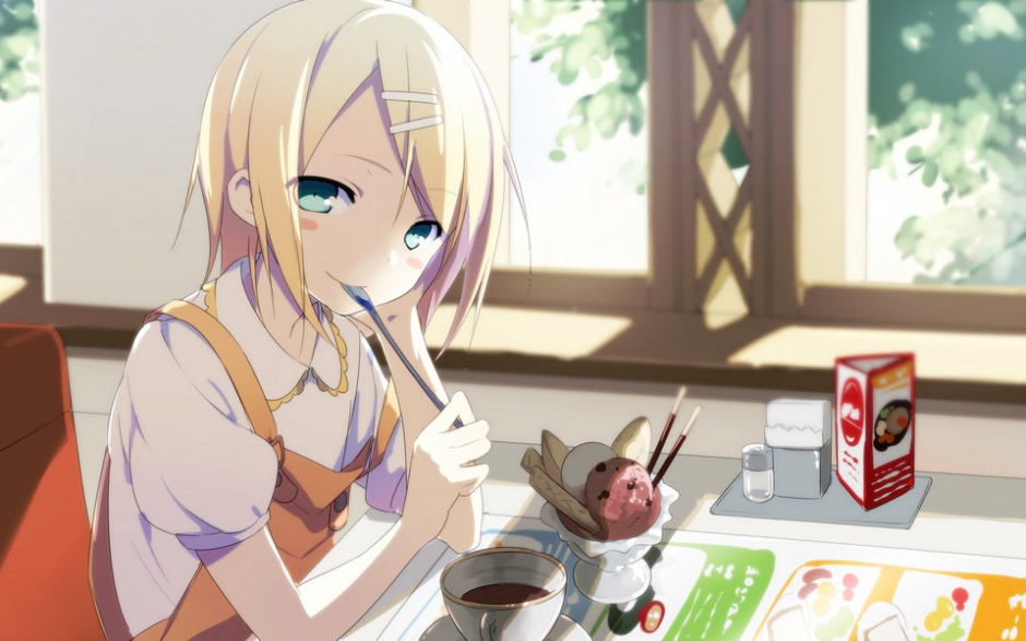 动漫萌妹镜音铃高清壁纸