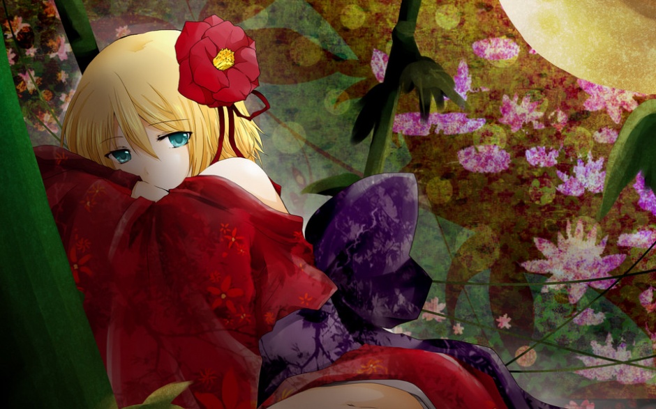 动漫萌妹镜音铃高清壁纸