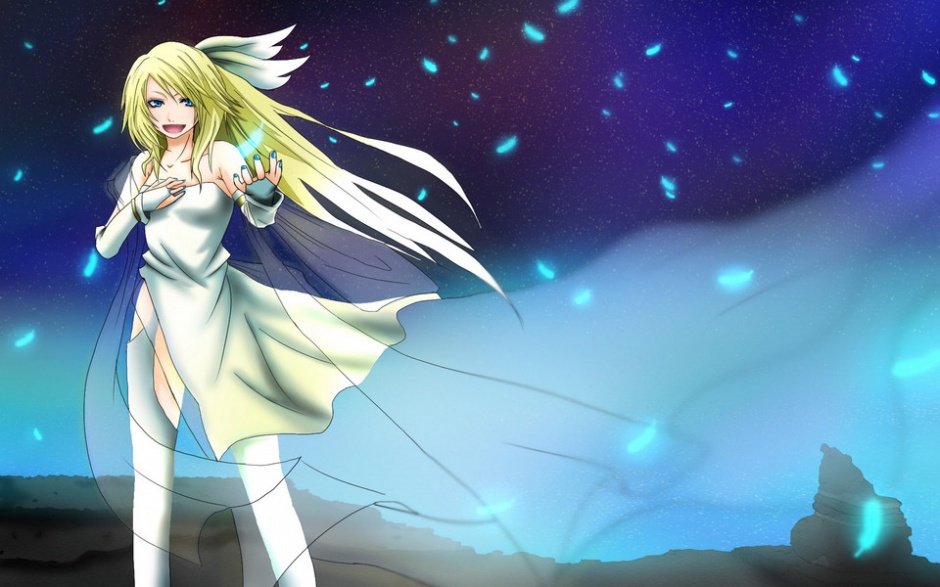 动漫萌妹镜音铃高清壁纸