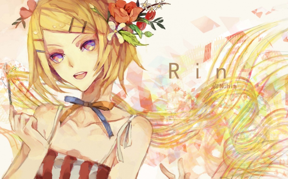 动漫萌妹镜音铃高清壁纸