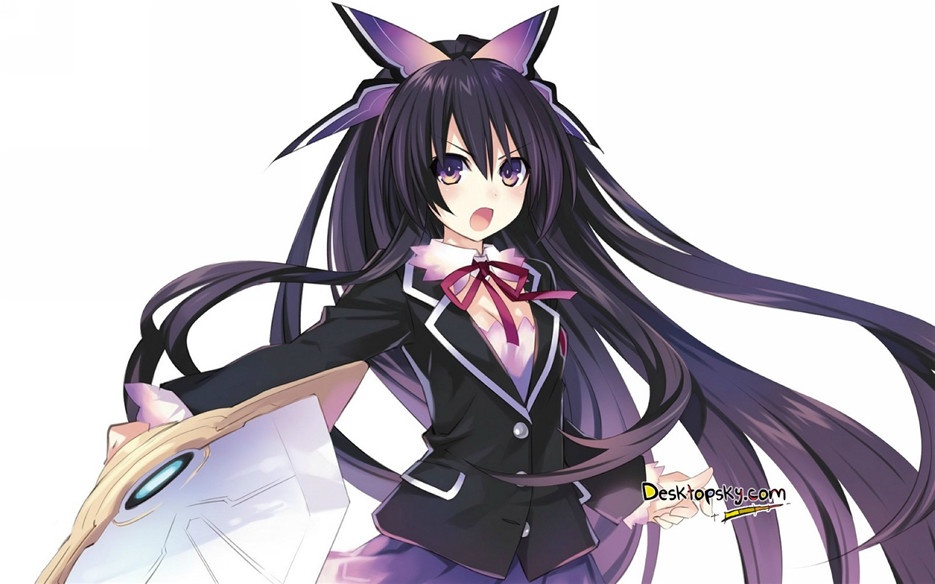 可爱的黑长直夜刀神十香高清壁纸