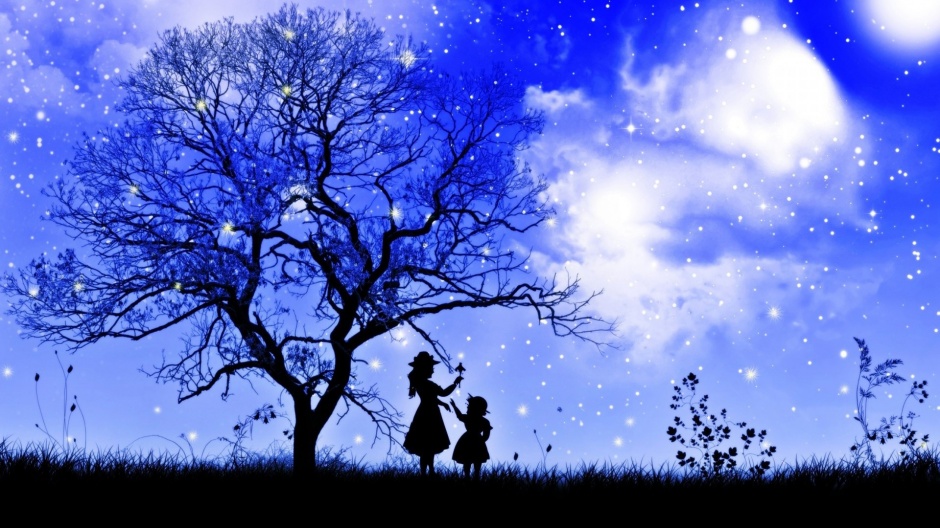 简约唯美的动漫星空壁纸赏析