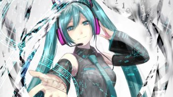 超萌可爱的miku初音未来动漫壁纸