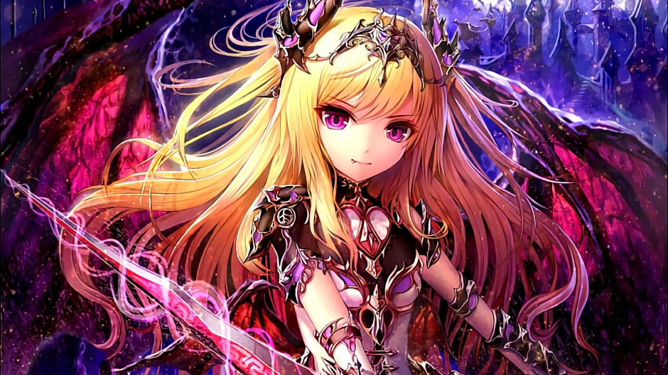 动漫美女巴哈姆特之怒高清壁纸