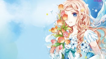 《意林·小小姐》动漫姐妹花唯美图片