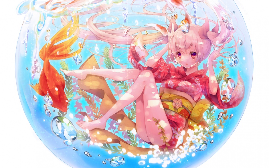 唯美简约的二次元动漫妹子壁纸