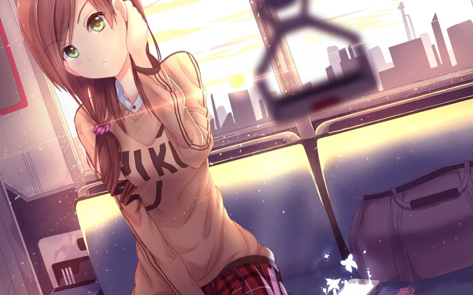 唯美简约的二次元动漫妹子壁纸