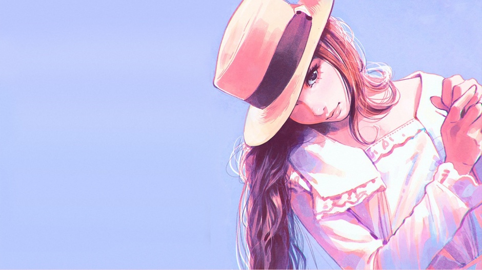 手绘二次元动漫美女壁纸