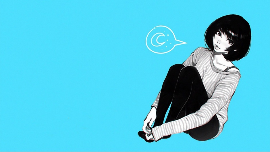 手绘二次元动漫美女壁纸