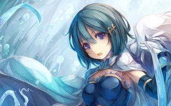 魔法少女美树沙耶香动漫手绘壁纸