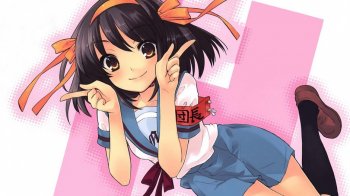 校园系动漫凉宫春日高清壁纸