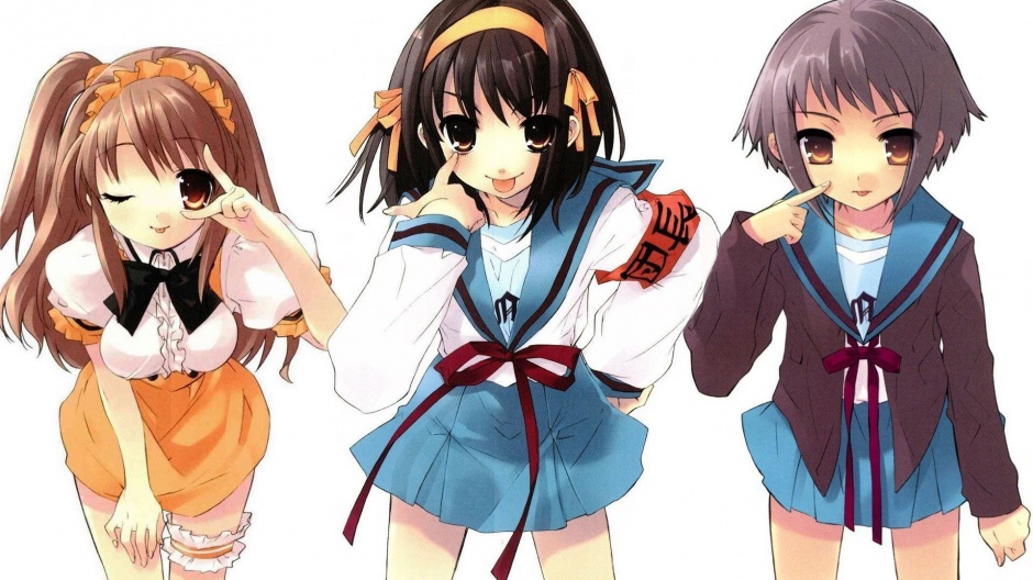 校园系动漫凉宫春日高清壁纸