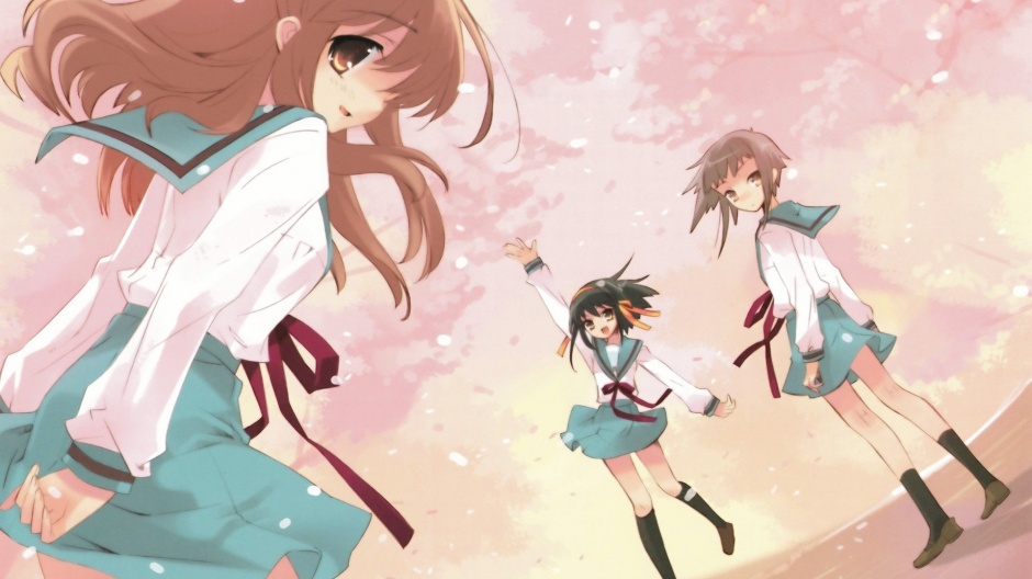 校园系动漫凉宫春日高清壁纸