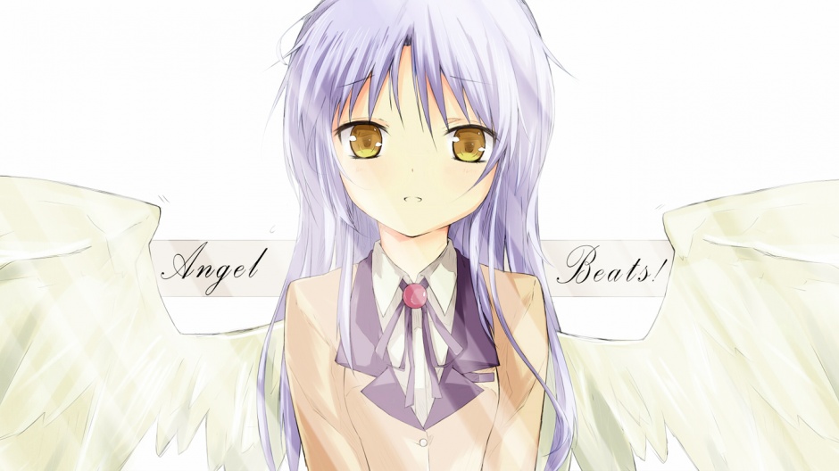 呆萌动漫少女立华奏桌面壁纸