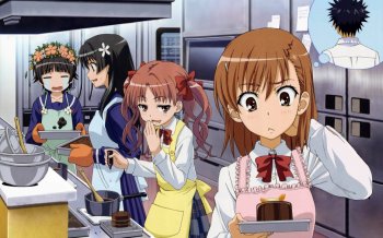 校园动漫某科学的超电磁炮壁纸