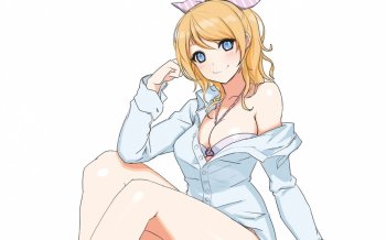 二次元动漫美女泳衣图片壁纸