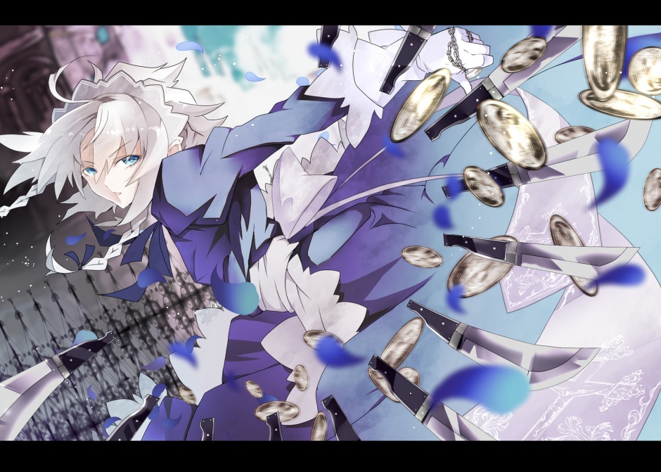 完美潇洒女仆十六夜咲夜动漫壁纸