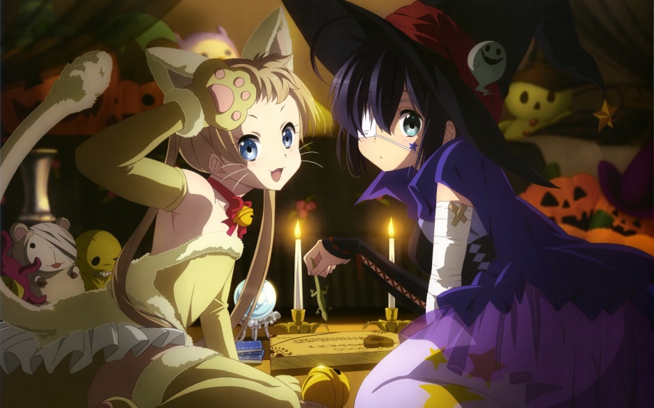 二次元主题万圣节动漫壁纸