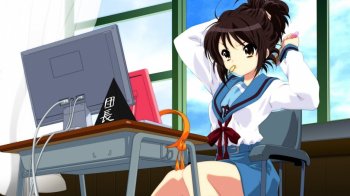 动漫萌妹之凉宫春日高清壁纸