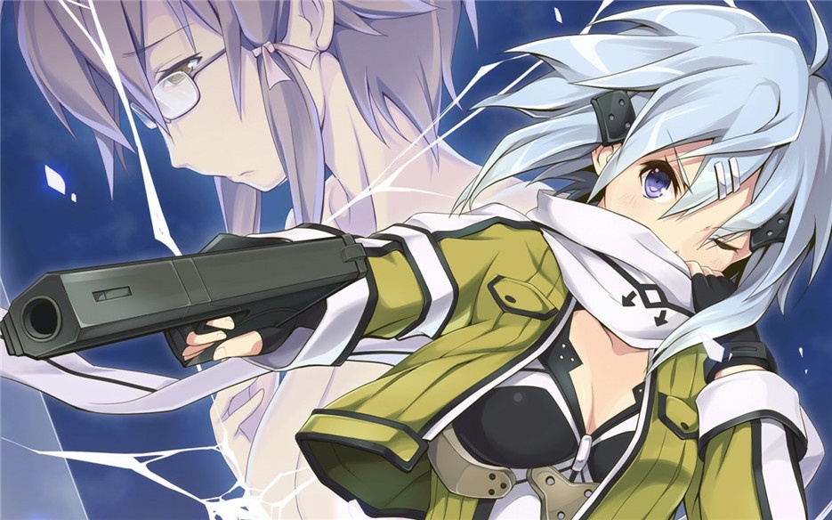 动漫萌妹朝田诗乃高清壁纸