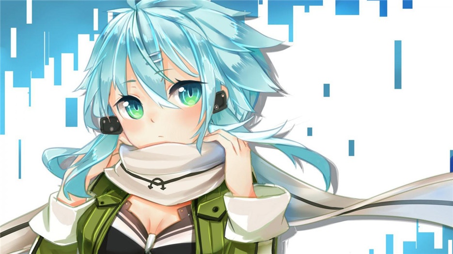 动漫萌妹朝田诗乃高清壁纸