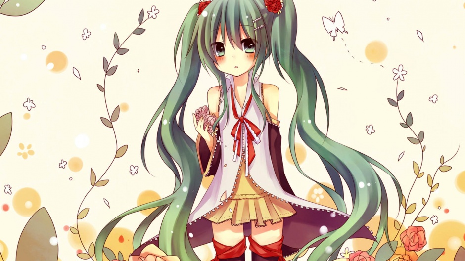 雨音久留美手绘初音未来图片