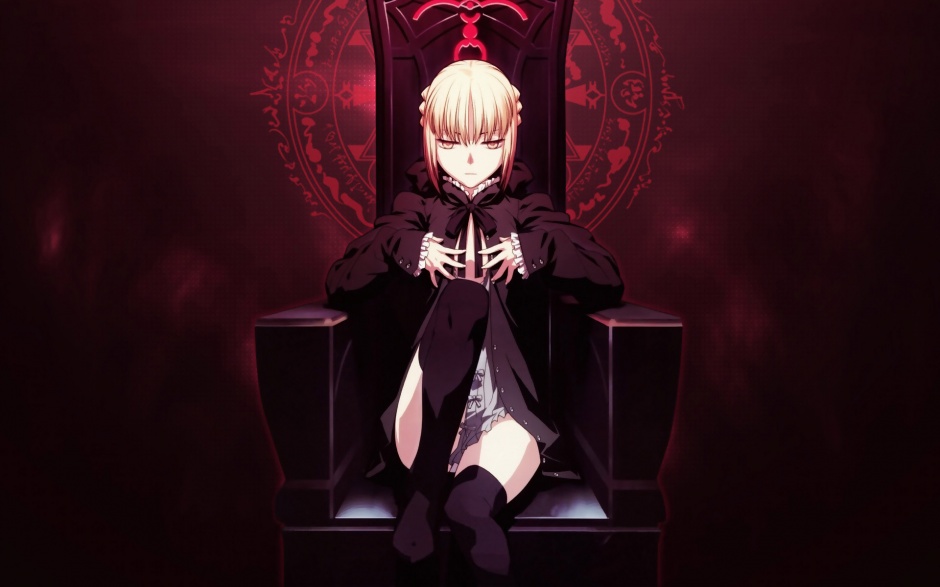 动漫人物吾王saber高清壁纸