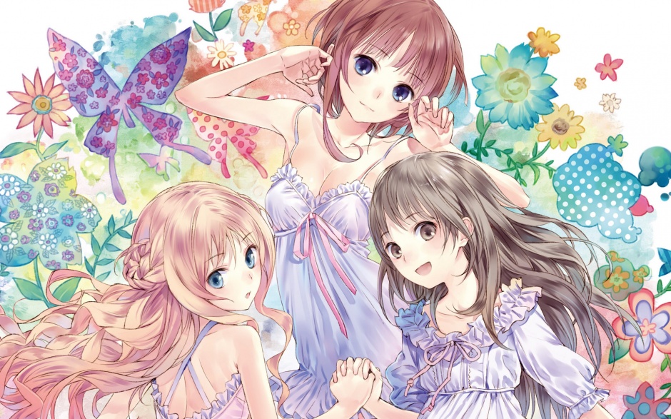 可爱向治愈系动漫少女图片壁纸