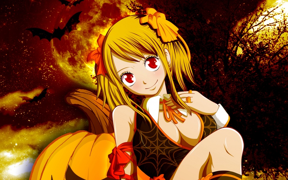 万圣节主题动漫萌妹壁纸