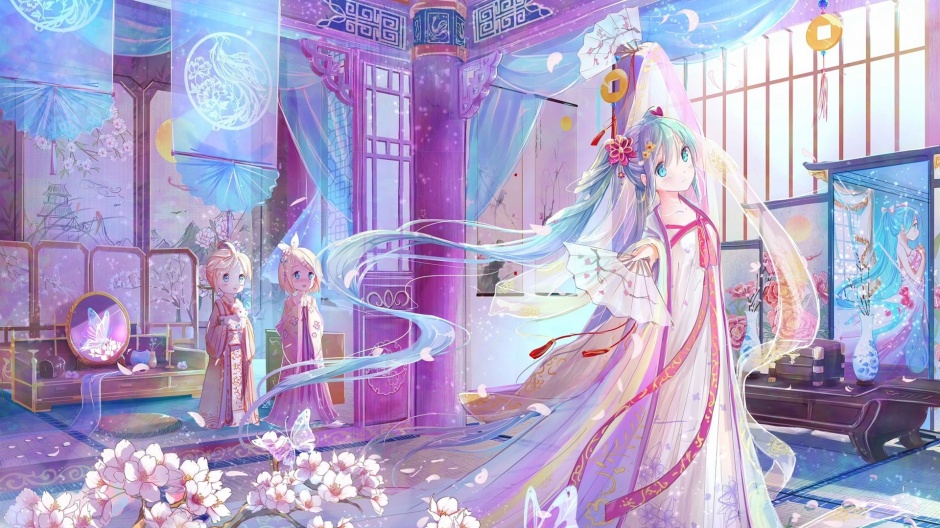 性感美女初音未来高清壁纸