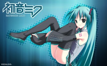 可爱萌妹初音未来高清壁纸
