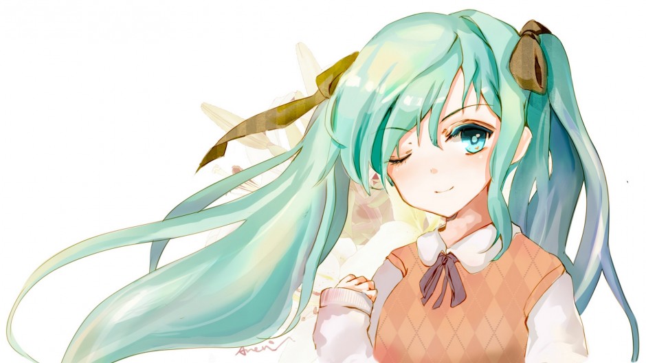 超萌的手绘初音未来图片