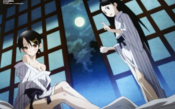 日本二次元和服少女高清动漫桌面壁纸