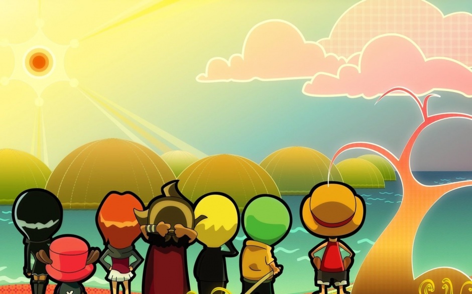 超萌Q版海贼王壁纸高清大图