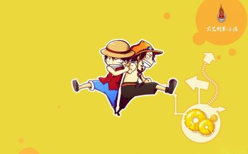 超可爱的Q版海贼王高清桌面壁纸