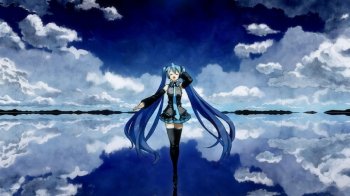 甩葱姬Miku初音未来桌面壁纸