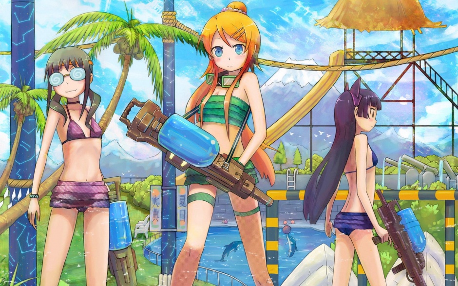 我的妹妹不可能那么可爱泳装壁纸