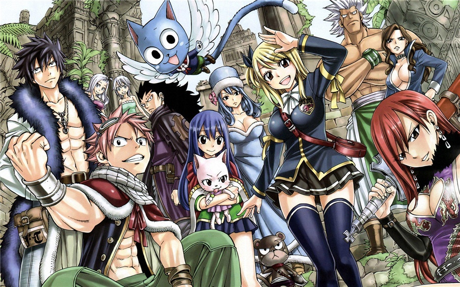 日本热血动漫妖精的尾巴壁纸