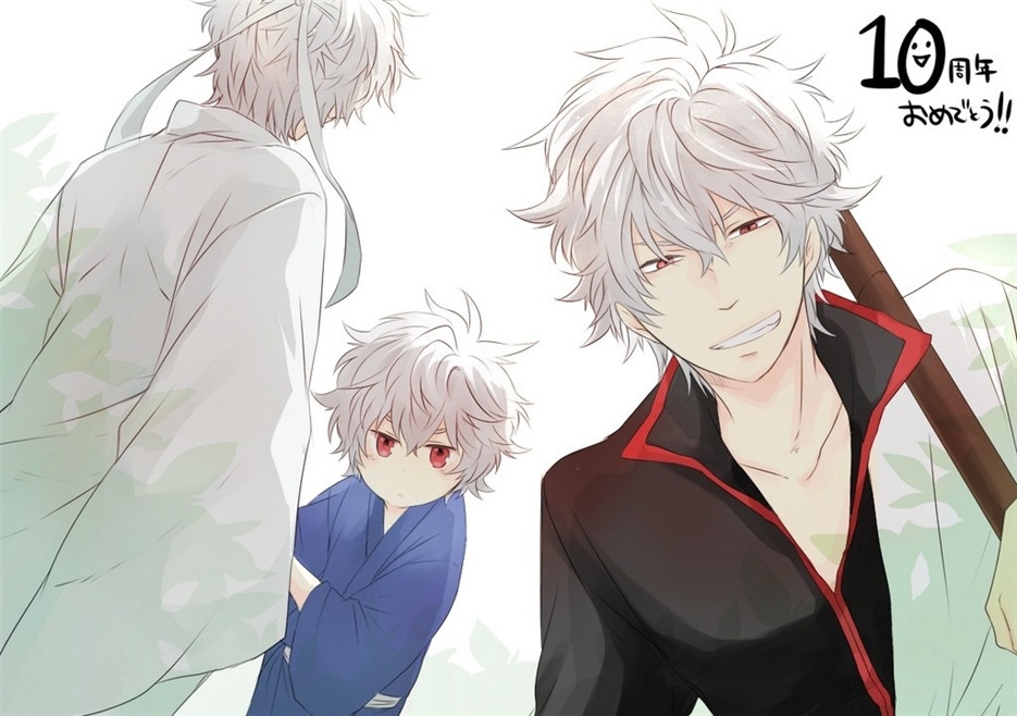 爱吐槽的主角银魂坂田银时帅图