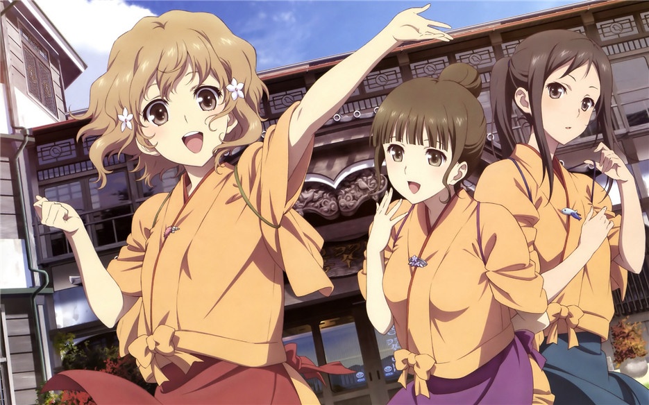 治愈系动漫花开伊吕波高清壁纸