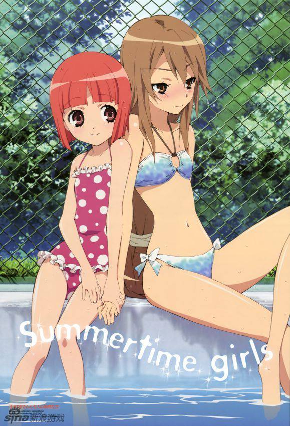 二次元 萌长发简单女生动漫图片