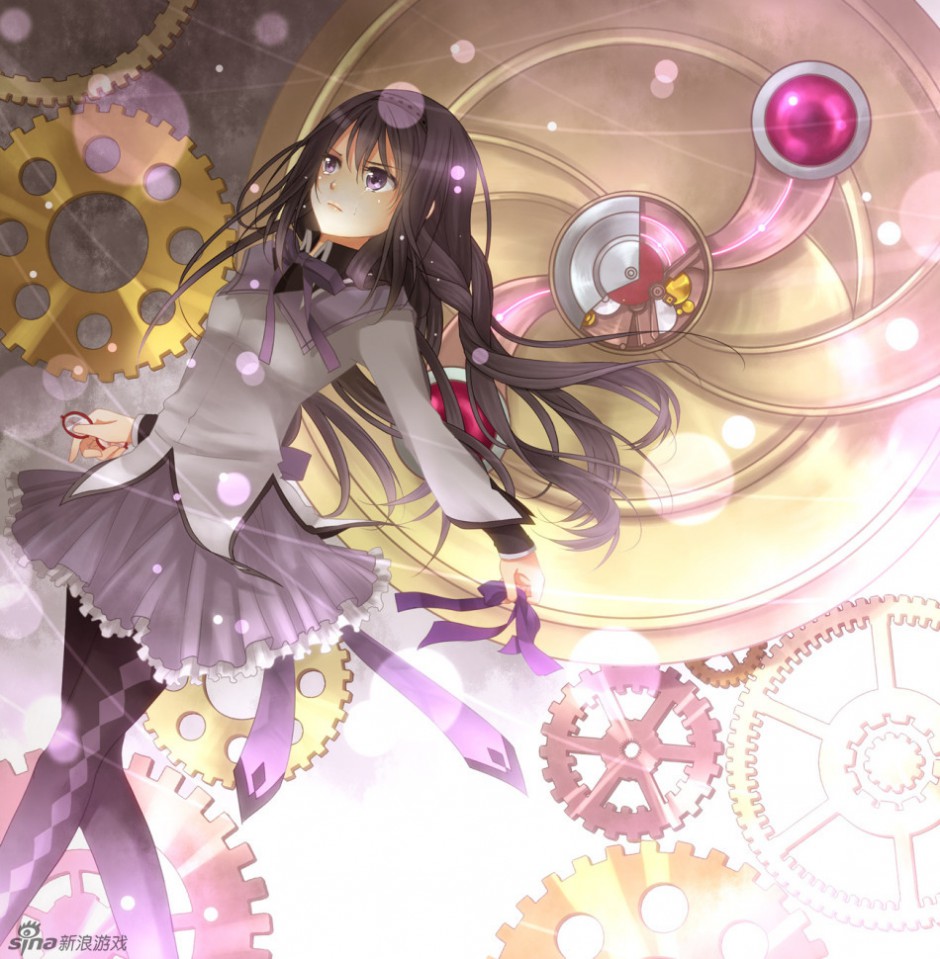 华丽的动漫魔法少女小圆图片