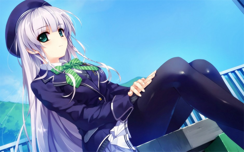 悲伤的动漫校服美女图片大全